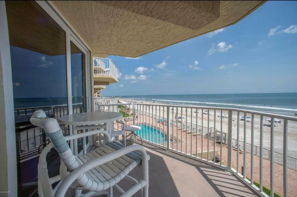 Direct Oceanfront No-Drive Beach Condo Daytona Beach